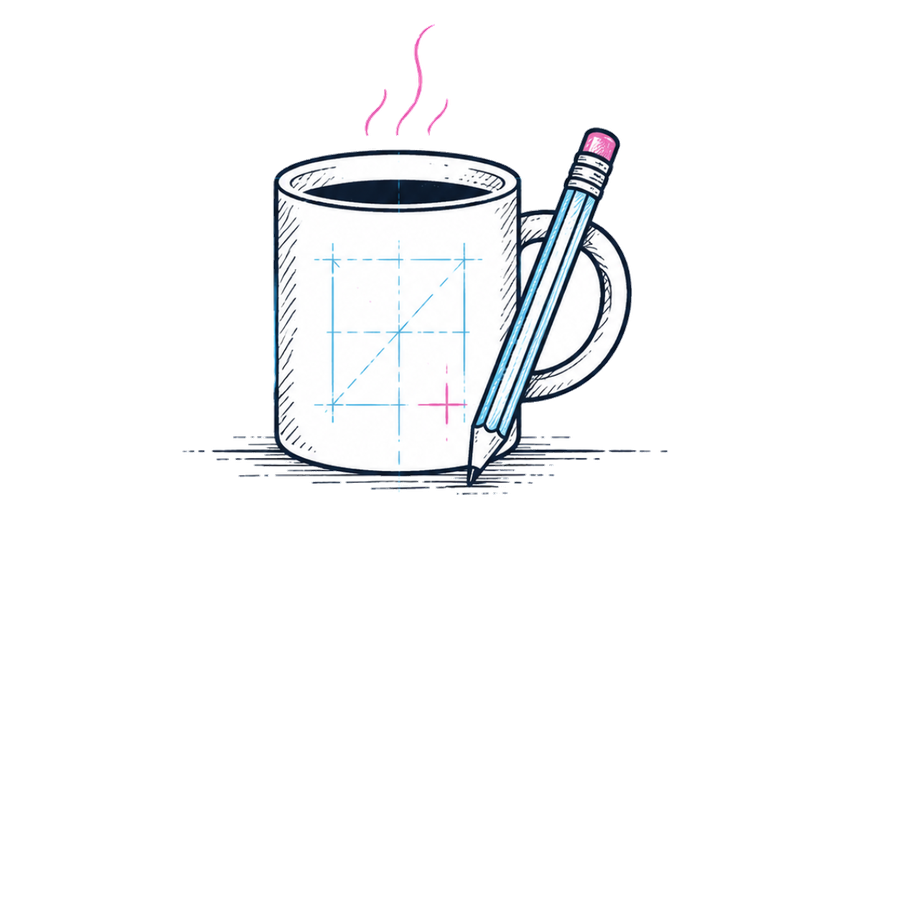 The Chief Marketing Architect mug with steam